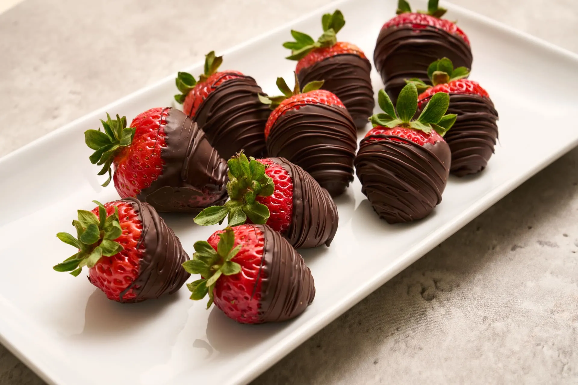 Dark Chocolate Covered Strawberries