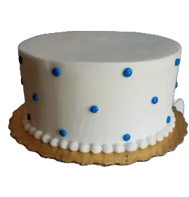 Dots decoration cake design